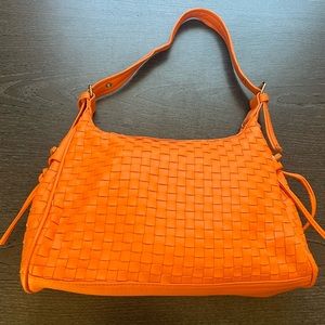 Vintage Bright Orange Bijoux Terner handbag
